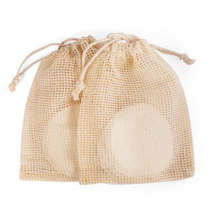 Lot de 7 tampons démaquillants en coton de bambou avec sac à linge en filet, lavables et réutilisables, tampons démaquillants pour le nettoyage du visage - Product Image 5
