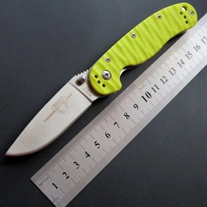 Navaja de Bolsillo Multifuncional para Exteriores AUS-8 con Mango G10, Hoja Plegable Personalizable OEM HK FB069 para Camping, Caza y Bricolaje, 1 Año de Garantía, 177mm - Product Image 4