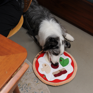 2025 nouveau mignon EVA grinçant interactif jouets pour animaux de compagnie reniflant tapis <span class=keywords><strong>Pizza</strong></span> gros chat jouets pour chiens - Product Image 5