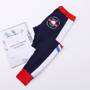 SQINUSQN Lion Chino, pantalones ajustados <span class=keywords><strong>de</strong></span> algodón para hombre, tendencia personalizada, pantalones básicos cálidos finos <span class=keywords><strong>de</strong></span> otoño con logotipo en la cintura - Product Image 1