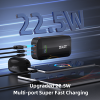 Batterie externe Zealot Power Bank Y5500 10000mAh Li-Polymère avec entrée/sortie Type-C, charge rapide 18W pour téléphone portable et utilisation en extérieur
