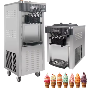 Venta caliente yogurt congelado comercial profesional al por mayor precio de fábrica Máquina de helado suave de enfriamiento rápido de acero inoxidable - Product Image 1