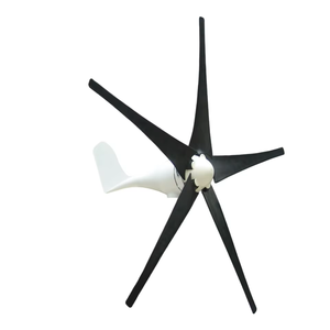 Generador Eólico de Cinco Aspas 400w 12/24v, Generador de Energía Gratuita con Volante, Energía Eólica Doméstica S Wind 400w - Product Image 1