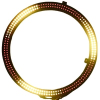 Lumière Disco Led DC24V 240Leds 60Pixels Led DMX Pixel Ring RGB Programmable Led Halo Light Ring pour DJ de scène