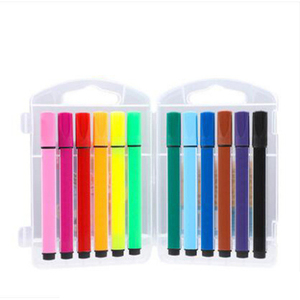 Large Capacity <b>Boxed</b> Watercolor Pen 12 18 24 36 Color Marker Children DIY Brush Thick Marker Pen - Product Image 2