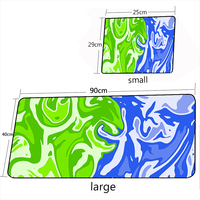 Tapis de bureau imprimé, tapis de souris liquide, accessoires pour ordinateurs portables, ordinateurs de jeu, ordinateurs de bureau