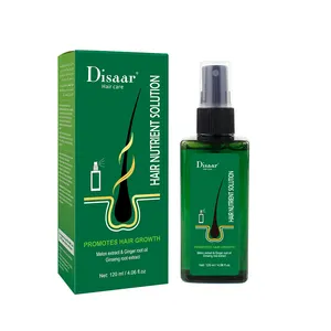 Etiqueta privada tratamento de crescimento de cabelo genseng, óleo de raiz natural, solução nutricional para homens e mulheres