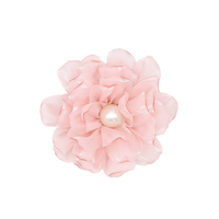 10CM DIY 3D bunga Patch Rose Applique kain Patch untuk pakaian gaun bunga pakaian rambut ornamen kerajinan