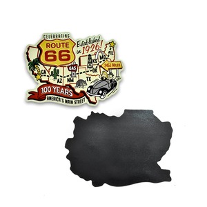 RH California Road Trip Themed Souvenir Fridge Magnet-Vintage Beetle Surfboard Shape Iron <strong>Sheet</strong> Waterproof Digital <strong>Magnetic</strong> - Product Image 2