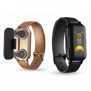 2021 nuevo 2 en 1 impermeable <span class=keywords><strong>T89</strong></span> <span class=keywords><strong>Smartwatch</strong></span> con auriculares TFT pantalla Sleep Tracker Reloj <span class=keywords><strong>Smartwatch</strong></span> - Product Image 1