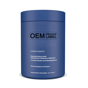 All'ingrosso vegano integratori proteici compresse aminoacidi essenziali con BCAAs & lisina per il recupero muscolare degli adulti Pre/Post allenamento - Product Image 1