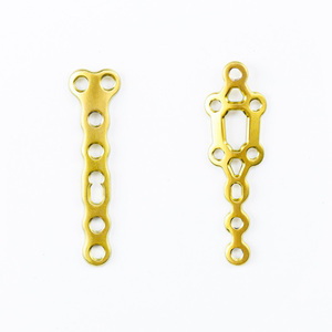Implants orthopédiques : Kit de plaques de blocage pour pied et <span class=keywords><strong>cheville</strong></span>, pour métatarsien, cuboïde, talus, scaphoïde, artrodesse, fusion droite avec <span class=keywords><strong>vis</strong></span> de 2,7 mm - Product Image 2