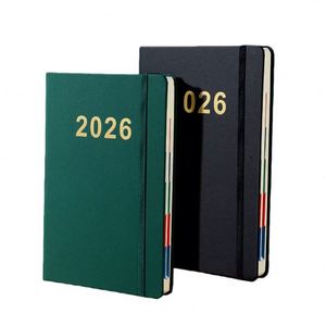 Promotion Leather PVC <b>A5</b> Daily Plan Book Eco-Friendly Portable Hardcover Notebook for Presentation Gift - Product Image 1