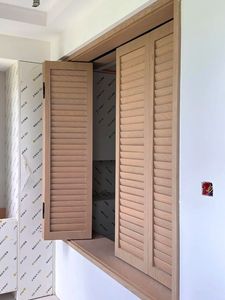 Tapparelle Moderne in Tiglio - Tende a Rullo in <span class=keywords><strong>Legno</strong></span> Massello Isolanti e Antivento per Hotel - Product Image 3