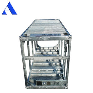 Dérapage de cadre de levage de conteneur offshore standard de 20 pieds DNV 2.7 galvanisé à chaud - Product Image 5