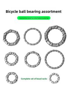 Kit de Rodamientos de Bolas para Cabezal de Horquilla Delantera de Bicicleta, Alta Precisión, Resistente, Tamaño Universal, para Bicicletas de Montaña, Carretera y Niños - Product Image 3