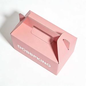 Caja de Pastel para Llevar de Papel Kraft Corrugado de Grado Alimenticio con Asa para Regalo de Cumpleaños, Boda, Pastelería, Postre, <span class=keywords><strong>Sushi</strong></span>, Bento - Product Image 2