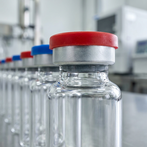 Medical Two-Tone Red & Blue Easy Tear Flip Off Lids for Peptide Biotech Lab Glass Xilin Vial Specimen Classification Storage - Product Image 6