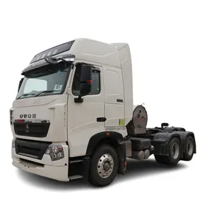 Tractores usados sino camión howo T7H diesel 6x4 durmiente con couchettes remolque cabeza camión precios