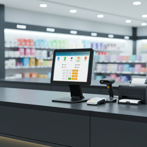 Pantalla LED para Clientes 1024*768, Monitor POS de 10 Pulgadas con Pantalla Táctil - Product Image 1