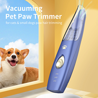 Tondeuse Électrique Lavable pour Animaux de Compagnie, Kit de Nettoyage pour Chats et Chiens, Tondeuse à Pattes, Rasoir, Nettoyage des Pattes, Produits de Toilettage pour Animaux