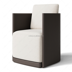 Ferly hiện đại nhôm ngoài trời bàn ăn thiết lập với 6 ghế Tất cả thời tiết Patio đồ nội thất sân vườn - Product Image 4