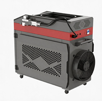 Machine de nettoyage au laser à fibre continue 1500W, refroidie par eau, portable, pour éliminer la rouille, prix usine du fabricant