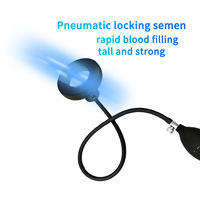 Anneau de pénis gonflable à attraction magnétique, en silicone extensible, multifonctionnel, anneaux pour testicules et gland, jouet sexuel érotique pour hommes et couples