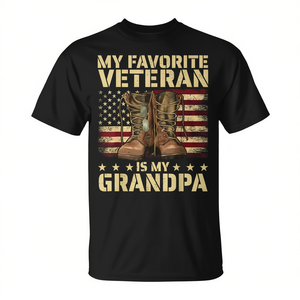 Mi abuelo veterano favorito es yo - Camiseta del Día de los Veteranos - Product Image 2