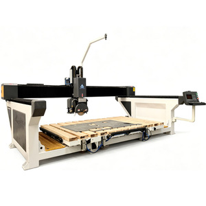 Scie à pont CNC 5 axes professionnelle 3200*2000mm pour la découpe de marbre, granit, pierres tombales et quartz, avec caméra CCD - Product Image 2