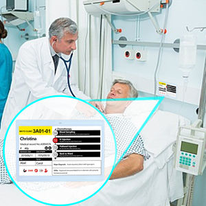 Groothandel NFC batterijloze E-inkt E-paper elektronisch display label slimme digitale tag voor papierloos ziekenhuisbed-bordensysteem - Product Image 1