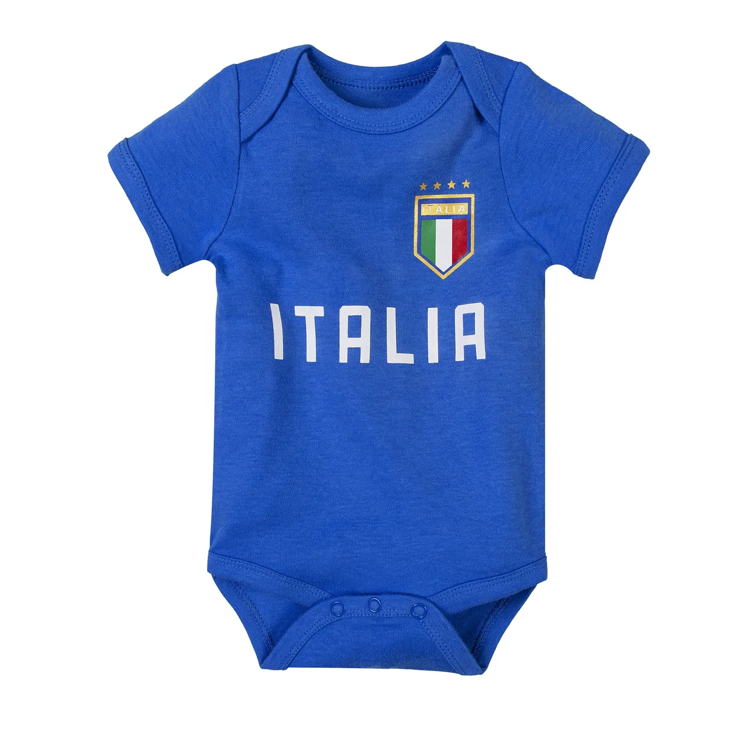 BKD rahat futbol bebek giysileri takım İtalya futbol taraftarları 0-18 ay yenidoğan bebek erkek ve kız spor kıyafet Bodysuit
