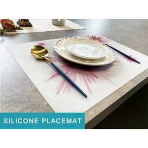 Heat Resistant Non-slip 11.8*15.7 in <b>Silicone</b> Placemat Waterproof Washable Table <b>Mats</b> Placemats for Dining Customize Table <b>Mat</b> - Product Image 4