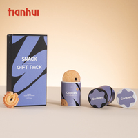 Tianhui boîte à fermeture éclair pliante simple personnalisée ensemble de boîtes d'emballage sucrées pour l'emballage de cadeaux de bonbons pour enfants