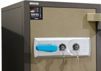 Coffre-fort ignifuge de 2 heures Grande capacité Coffre-fort de sécurité Cabinet ignifuge pour documents de bureau à domicile Banque
