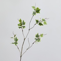 Feuilles de patate douce artificielles en plastique style Zen, décoratives d'intérieur, bioniques, pour mariage, lignes de type lierre, 30-100cm