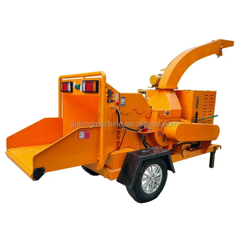 Forestry Machinery Electric / Diesel Engine Wood Chipper Shredder Machine for Sale