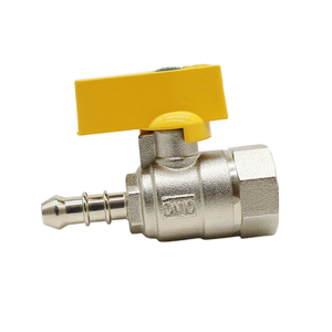 Válvula de Bola de Latón con Manija de Mariposa Personalizada por el Fabricante DunYun, Niple Interno para Sistema de Agua, Control Manual OEM - Product Image 2