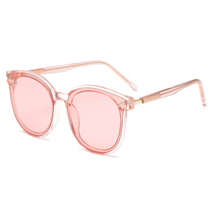 New Fashion Flat <b>Mirror</b> PC Lenses Stainless Frame Custom Logo Women Sunglasses with Smoke/Ice Blue Lenses - Product Image 3