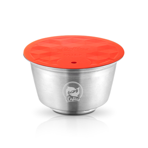 Cápsulas de Café Reutilizables de Acero Inoxidable, Cápsulas de Leche Recargables con Tapa de Silicona, Compatibles con DG Genio Piccolo XS <span class=keywords><strong>Mini</strong></span> Me - Product Image 2