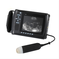 Appareil d'échographie vétérinaire portable EURVET avec sonde rectale pour bovins, chevaux et porcs