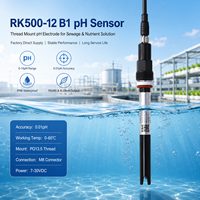 Transmetteur de pH en ligne avec raccord de process PG13.5, connecteur étanche M8, résolution 0,01 pH pour le contrôle de la qualité de l'eau douce