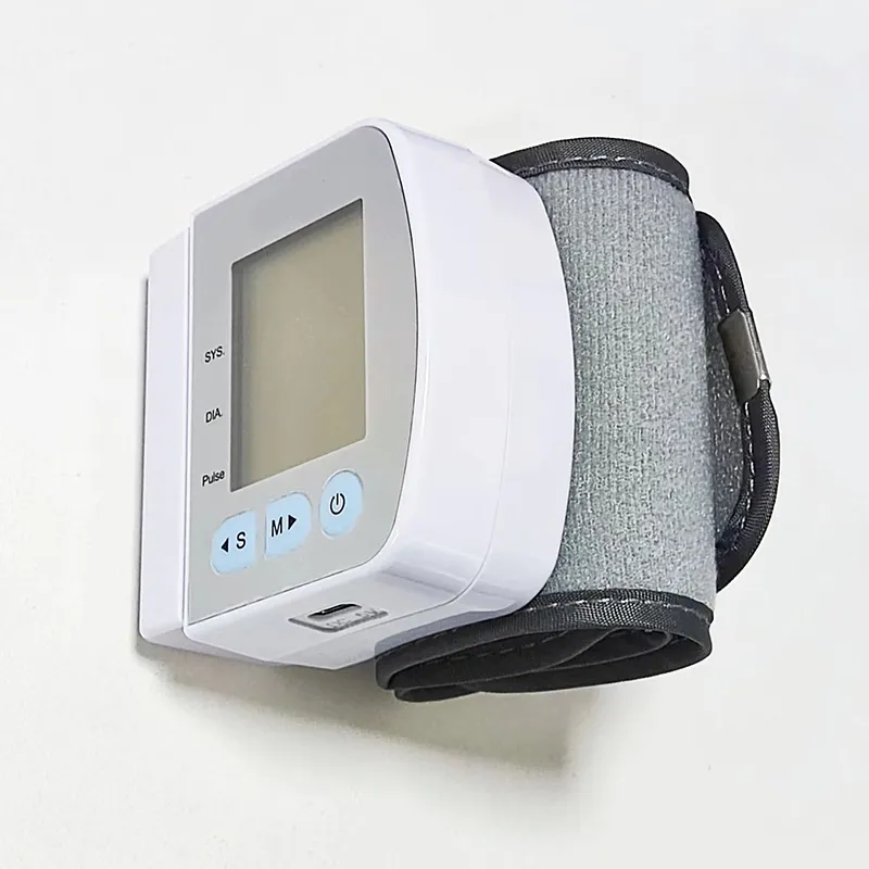 SZMIQU Otomatis Pergelangan Tangan Tensiometre OEM Listrik Digital Monitor Mesin Pergelangan Monitor Tekanan Darah dengan Usb