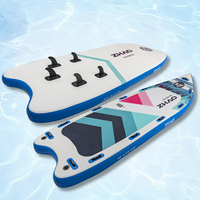 Planche à pagaie de course gonflable planche de surf multi-usages debout et planche de pêche pour les eaux de l'océan est livré avec accessoire de pompe