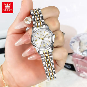   Montre de luxe OEM 9998 en acier inoxydable pour homme, étanche, calendrier, lumineuse, élégante, cadeau, montre à quartz pour femme - Product Image 3