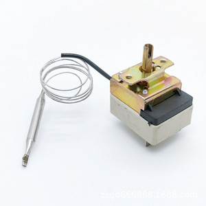 Thermostat réglable Egg 110 300 C, régulateur de température mécanique pour chauffage électrique, chauffe-eau, four, friteuse 16A - Product Image 1