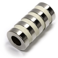 Rotor de pompe submersible industrielle, aimants en néodyme de forme annulaire personnalisée avec revêtement en nickel