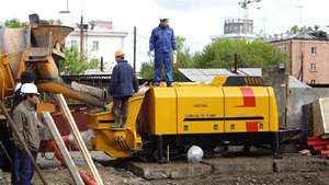 Bomba de Concreto Montada en Remolque HBT5008C-6Y de 55m3/h en Oferta - Product Image 2