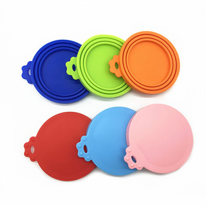 Food Grade Universal Size Pet Food Can Covers Silicone Can Lids <b>Caps</b> for <b>Dog</b> Cat Wet Food - Product Image 1