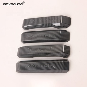 WZXD 2020 Accessories for F150 Carbon Inner <b>Door</b> Handle Cover <b>Trim</b> - Product Image 6